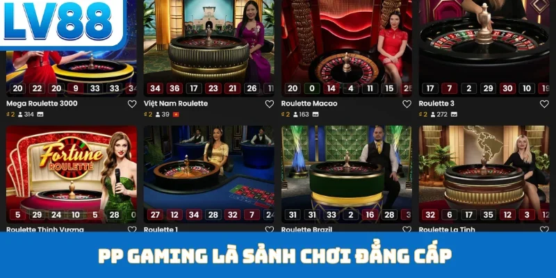 PP Gaming - Đối Tác Chiến Lược Uy Tín Hàng Đầu Tại LV88 - kixon.pro