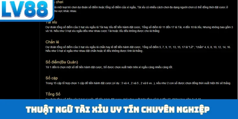 Tài Xỉu Uy Tín - Sân Chơi Đẳng Cấp, Minh Bạch Tại LV88 - kixon.pro