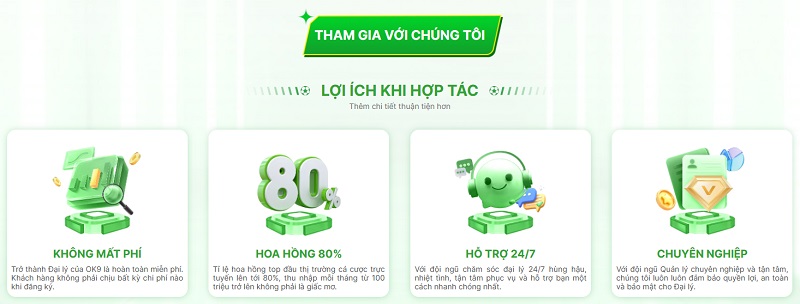 Đại Lý OK9 - Chính Sách Mới Nhất, Điều Kiện Tham Gia Đại Lý - kixon.pro Đại Lý OK9 - Chính Sách Mới Nhất, Điều Kiện Tham Gia Đại Lý - kixon.pro