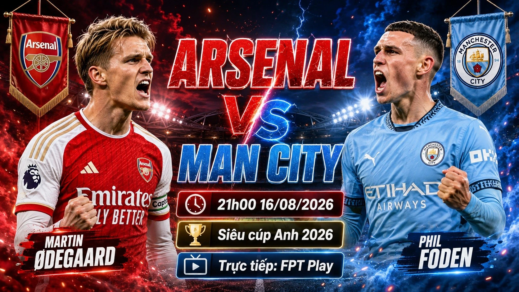 Nhận định Arsenal Vs Man City: Siêu Cúp Anh 2026 Và Góc Nhìn OK9 - kixon.pro